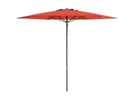 7.5ft Crimson Red Beach Umbrella