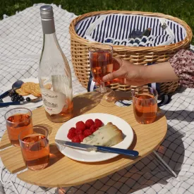 Central Park Willow Picnic Basket for Four