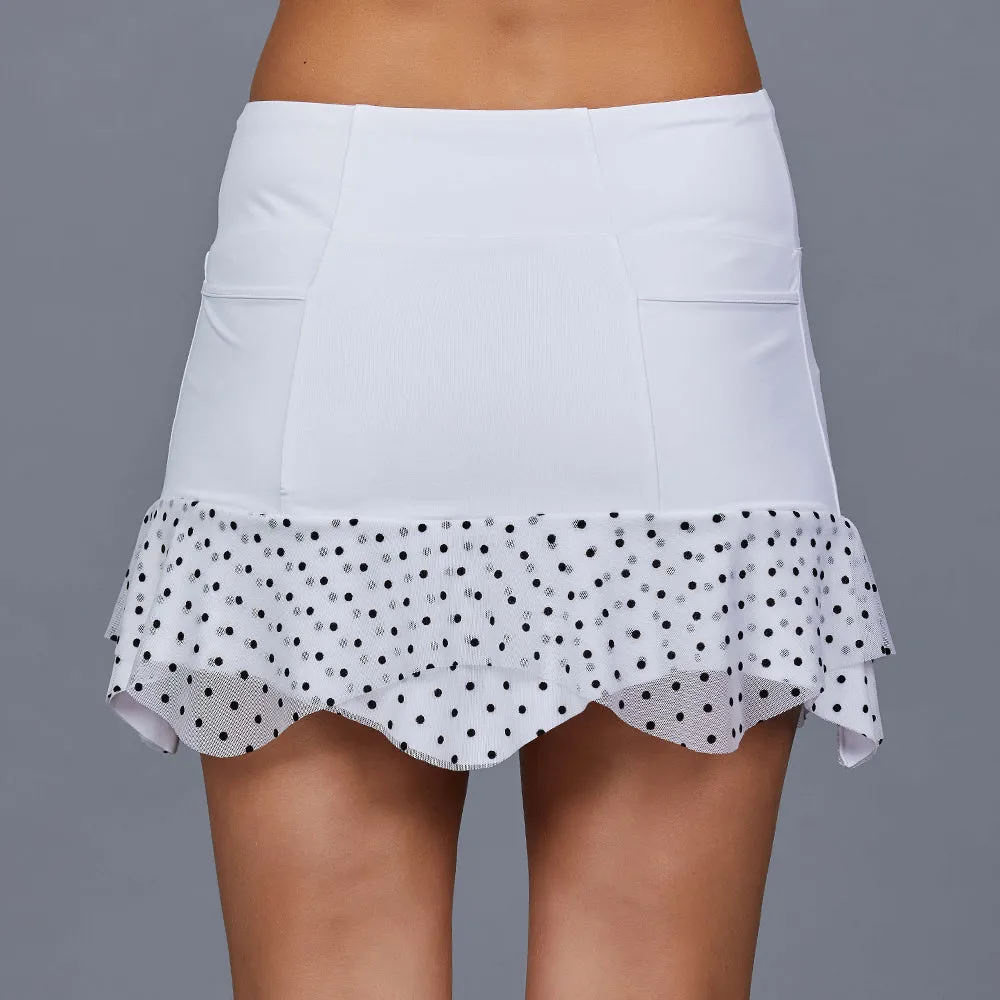 Chiquita Sienna 13" Skort (white/print)