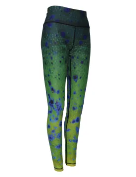 Dorado Fish Print Patterned All Sport Leggings