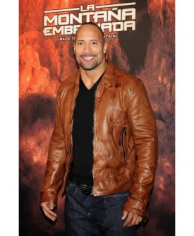 Dwayne Johnson Race To Witch Mountain Premiere Leather Jacket