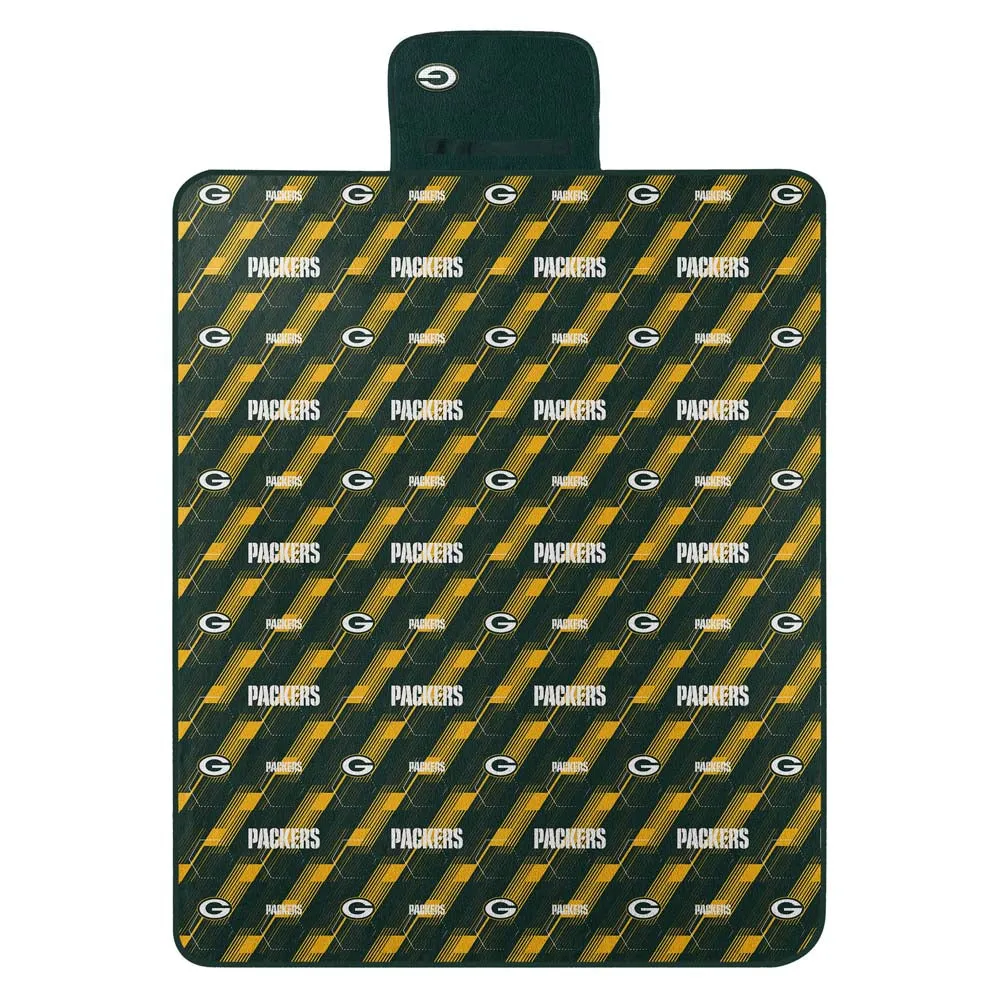 Green Bay Packers Hex Stripe Picnic Blanket