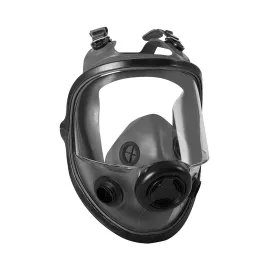 Honeywell North 5400 Series Full Face Respirator, Black, Medium/Large, 1 Each