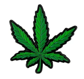 Large Marijuana Leaf Enamel Pin