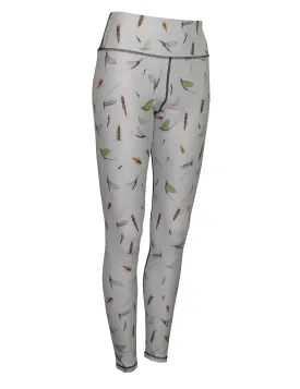 Mayfly Fish Print Patterned All Sport Leggings