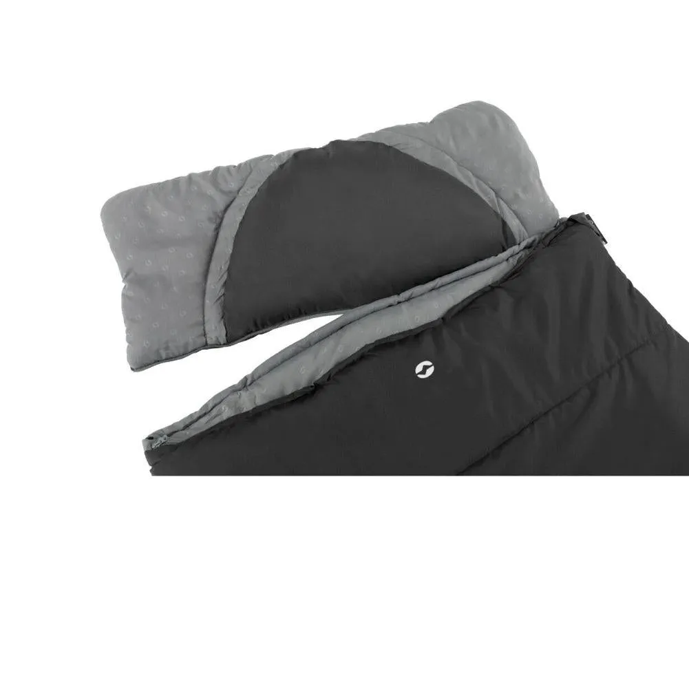 Outwell Contour Sleeping Bag - Right Zip (Midnight Black)