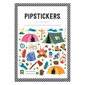 Pipsticks® 4x4" Sticker Sheet: In-Tents Camping Trip