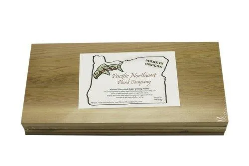 Premium Cedar Grilling Planks - 6 Pack 7&quot; x 14&quot; This Is A True Western Red Cedar BBQ Plank Grown In The Pacific Northwest USA - Perfect for BBQ - Fish, Chicken, Steak, Vegetables