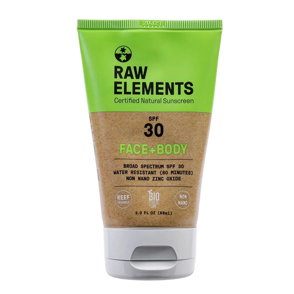 Raw Elements Face   Body SPF 30 Sunscreen