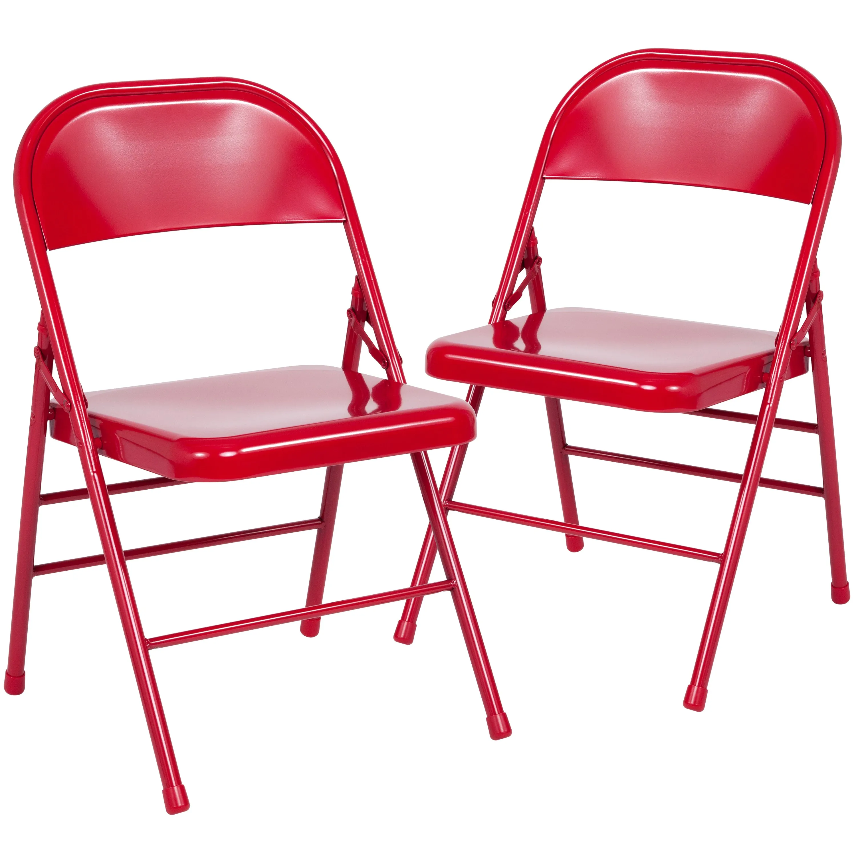 Red Metal Folding Chair 2-HF3-MC-309AS-RED-GG