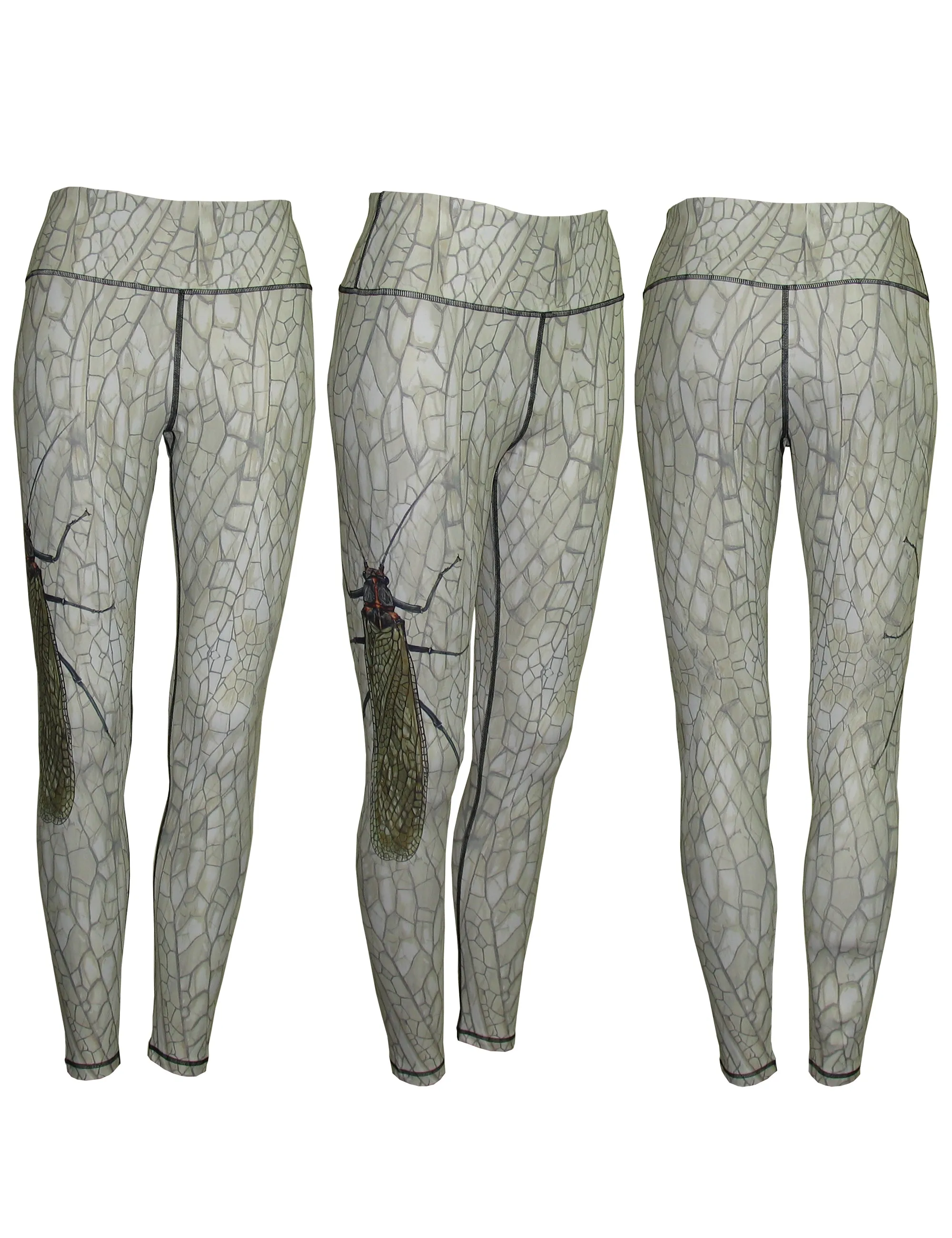 Salmonfly Fish Print Patterned All Sport Leggings