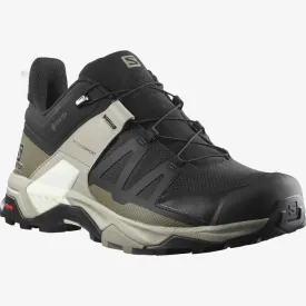 Salomon X Ultra 4 GTX Trail Hiking Shoe (Men's) Black/Vintage Kaki/Vanilla Ice