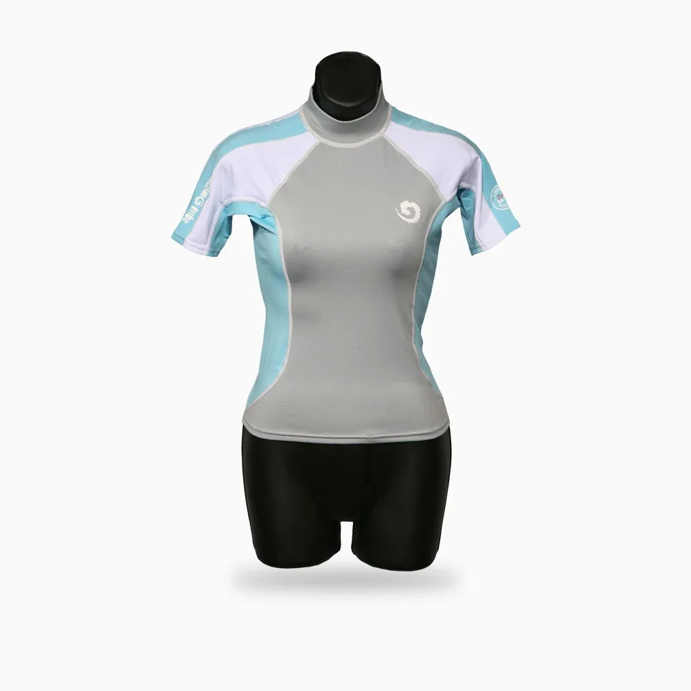 ScubaMax Women's Short Sleeve Dive Rash Guard