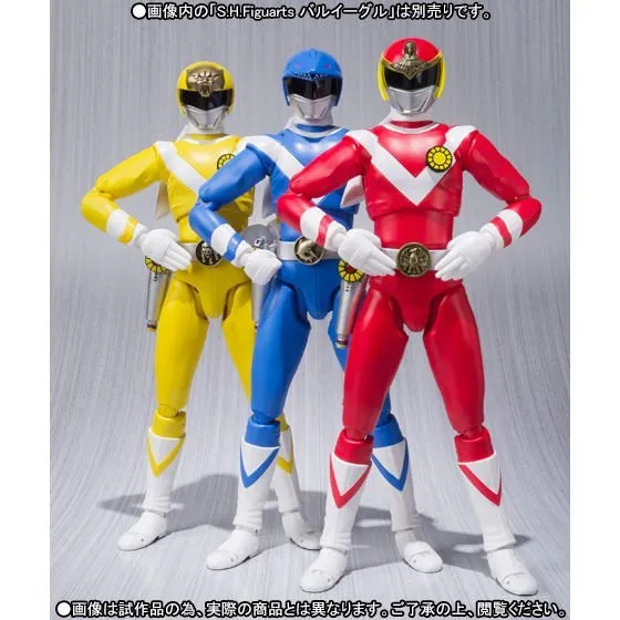 S.H.Figuarts Sun Vulcan Set of Three (Including VulEagle, VulShark & VulPanther)