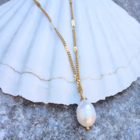 SWEET PEARL WATERPROOF 18K NECKLACE