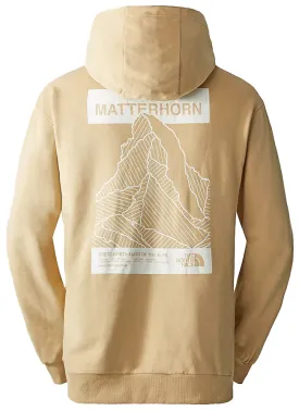 The North Face Mens Matterhorn Hoodie Khaki Stone