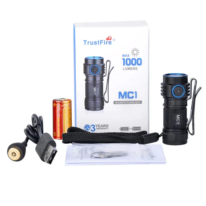 TrustFire MC1 Rechargeable EDC Flashlight