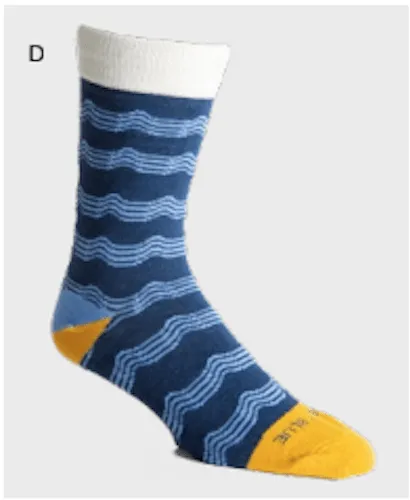 United By Blue Printed SoftHemp™ Sock Unisex