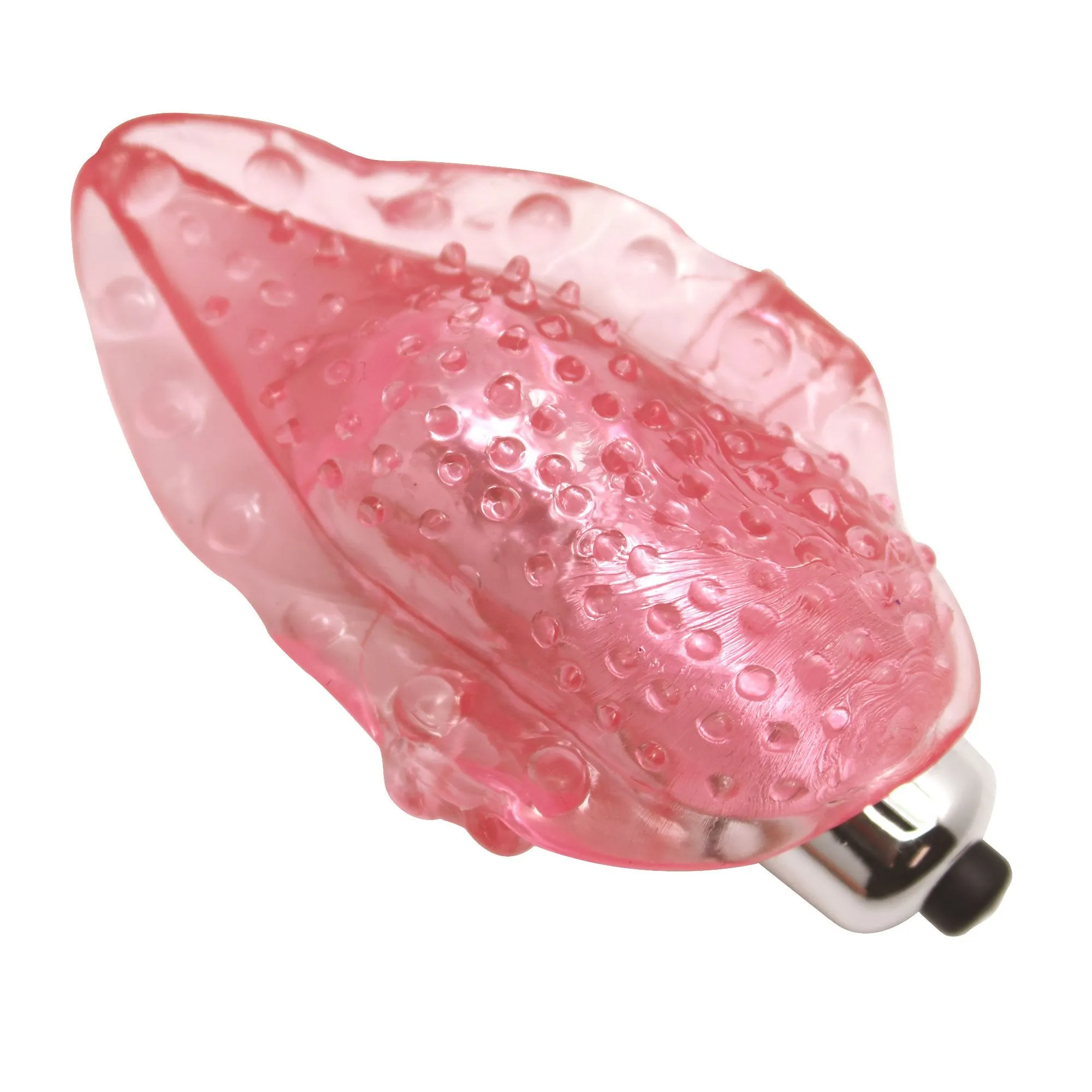 Vibrating Tongue Finger Sleeve with Clit Bullet